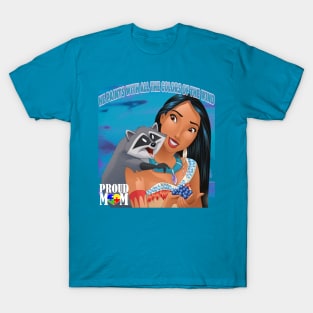 Pocahontas Autism Shirt - Autism Mom T-Shirt